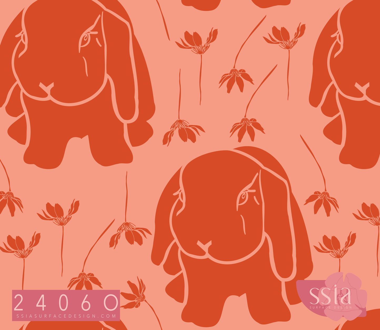 Bunny Pattern Design 2406
