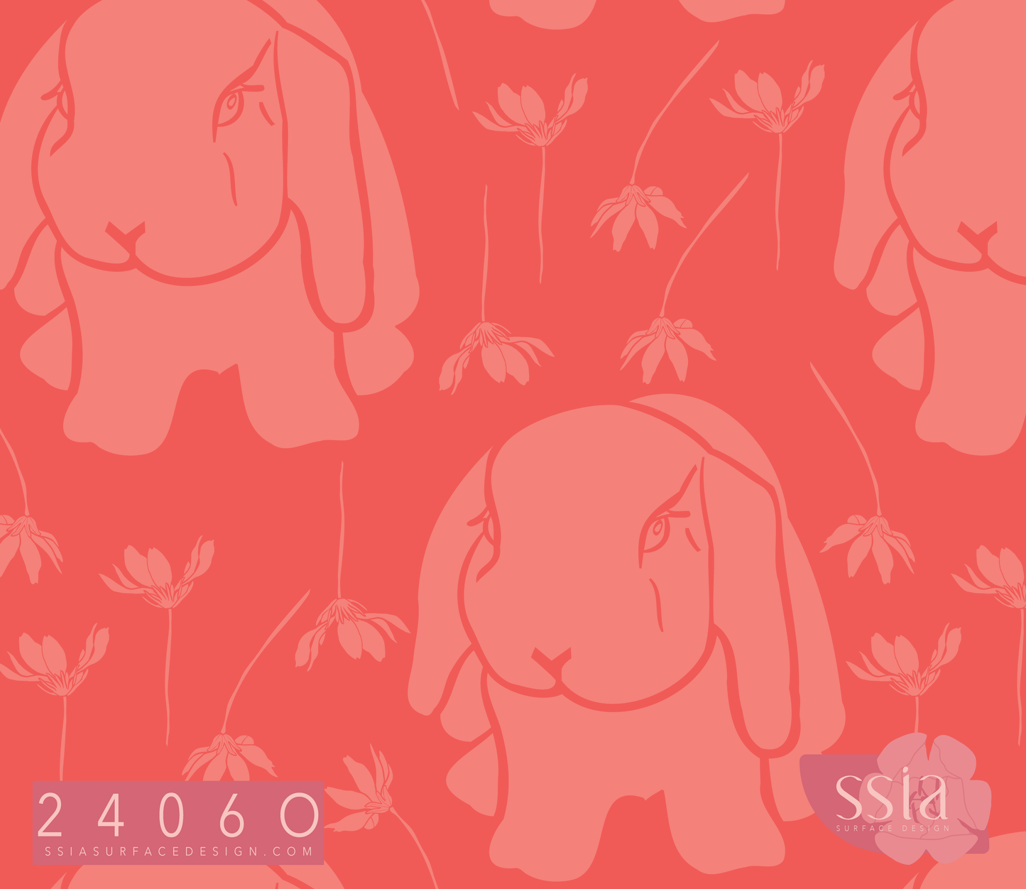 Bunny Pattern Design 2406