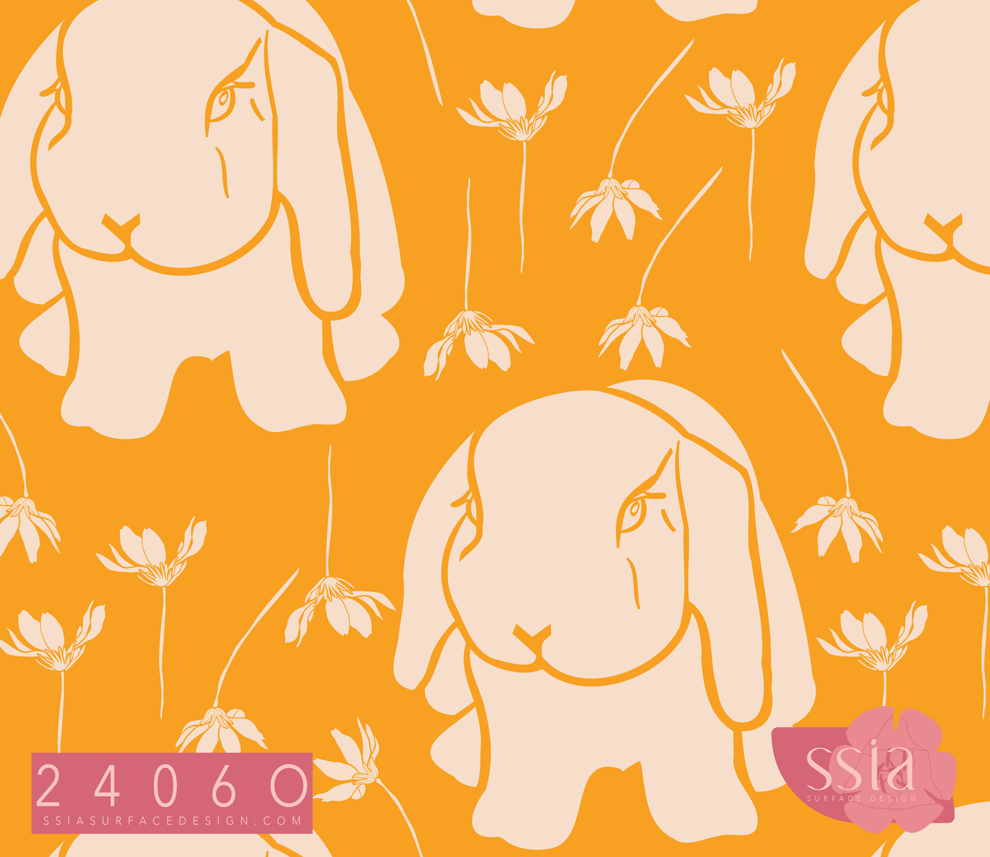 Bunny Pattern Design 2406