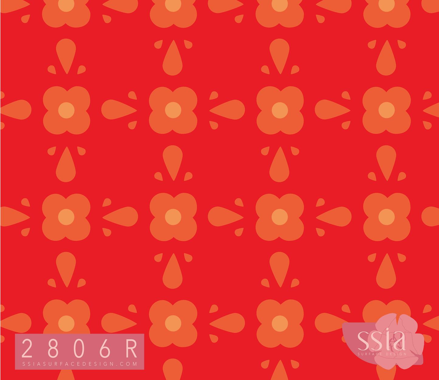 Mogul Boteh Flower Pattern Design 2806