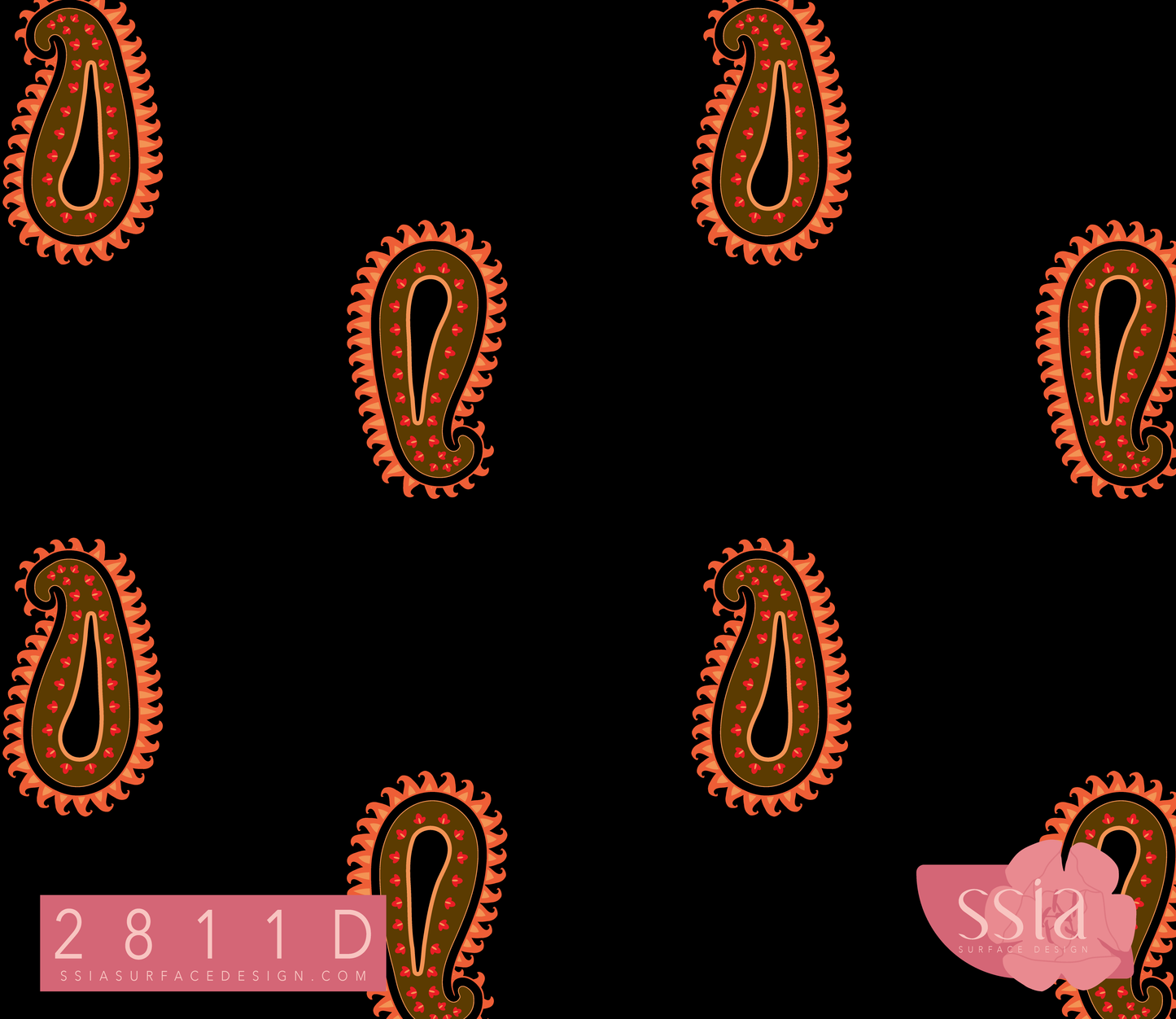 Paisley Life Pattern Design 2811