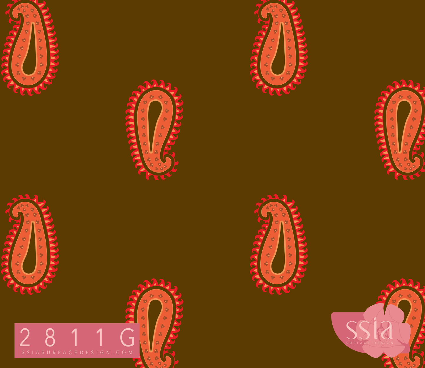 Paisley Life Pattern Design 2811