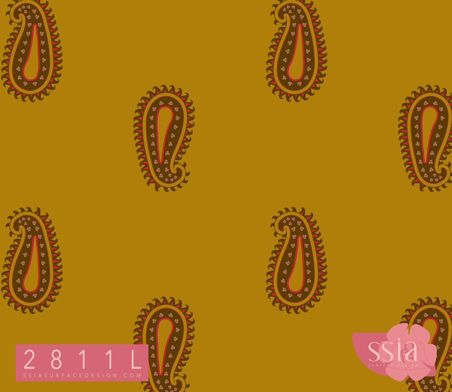 Paisley Life Pattern Design 2811