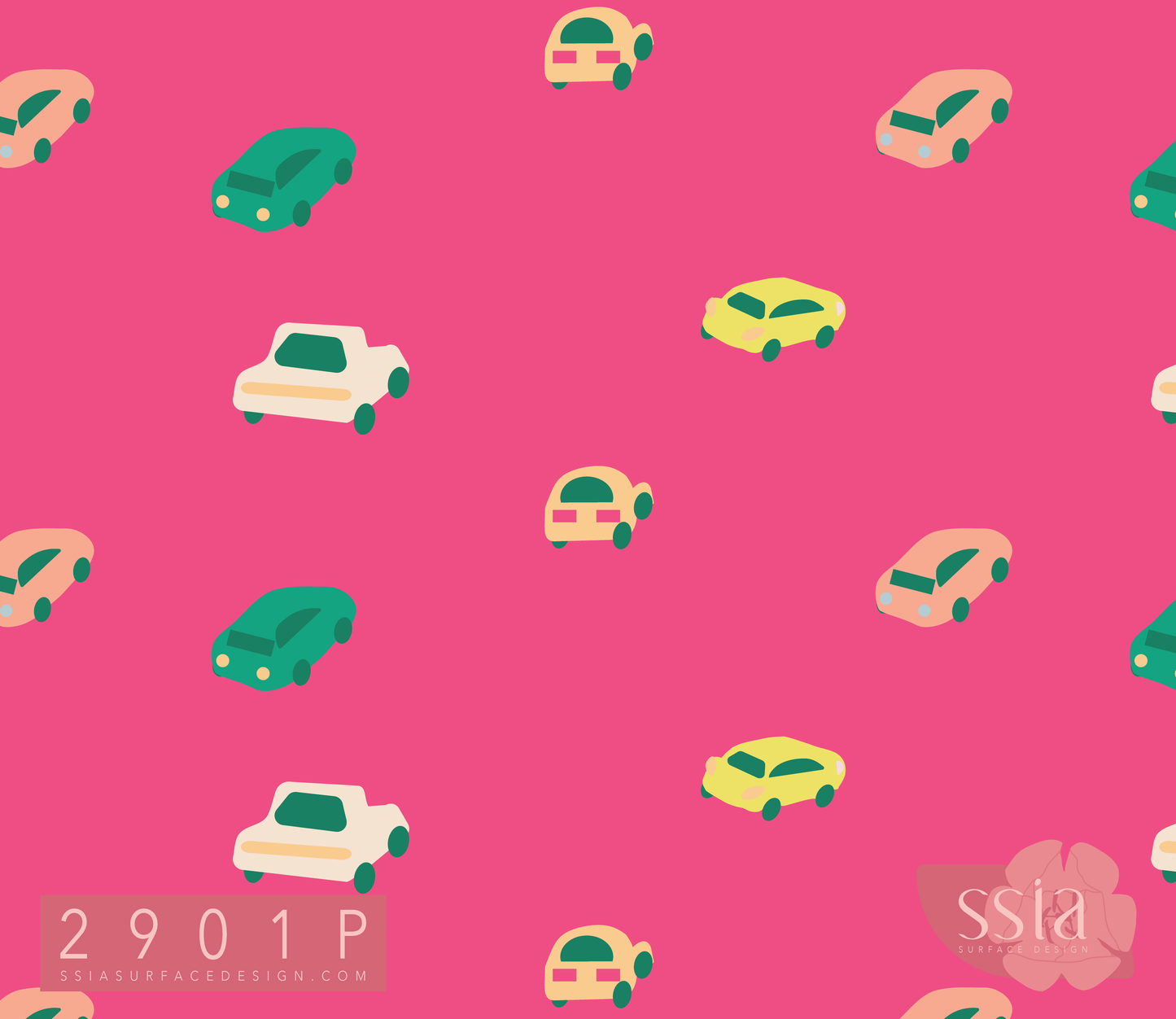 Tiny Car Pattern Design 2901