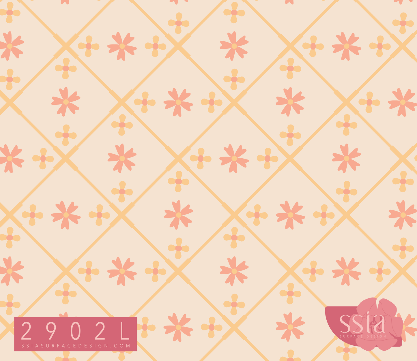 Diamond Buds Pattern Design 2902