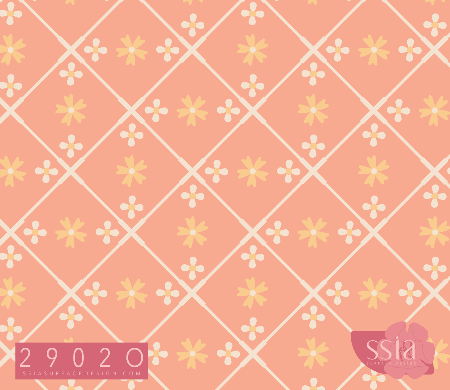 Diamond Buds Pattern Design 2902