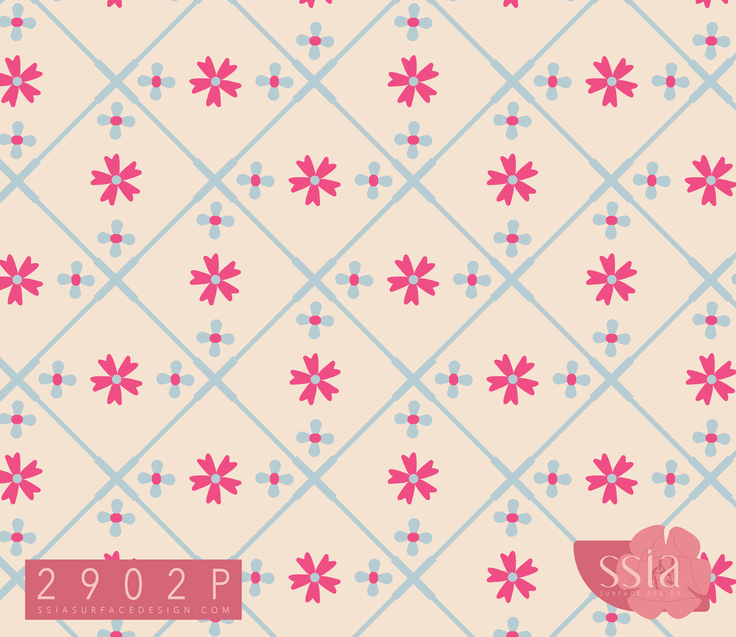 Diamond Buds Pattern Design 2902