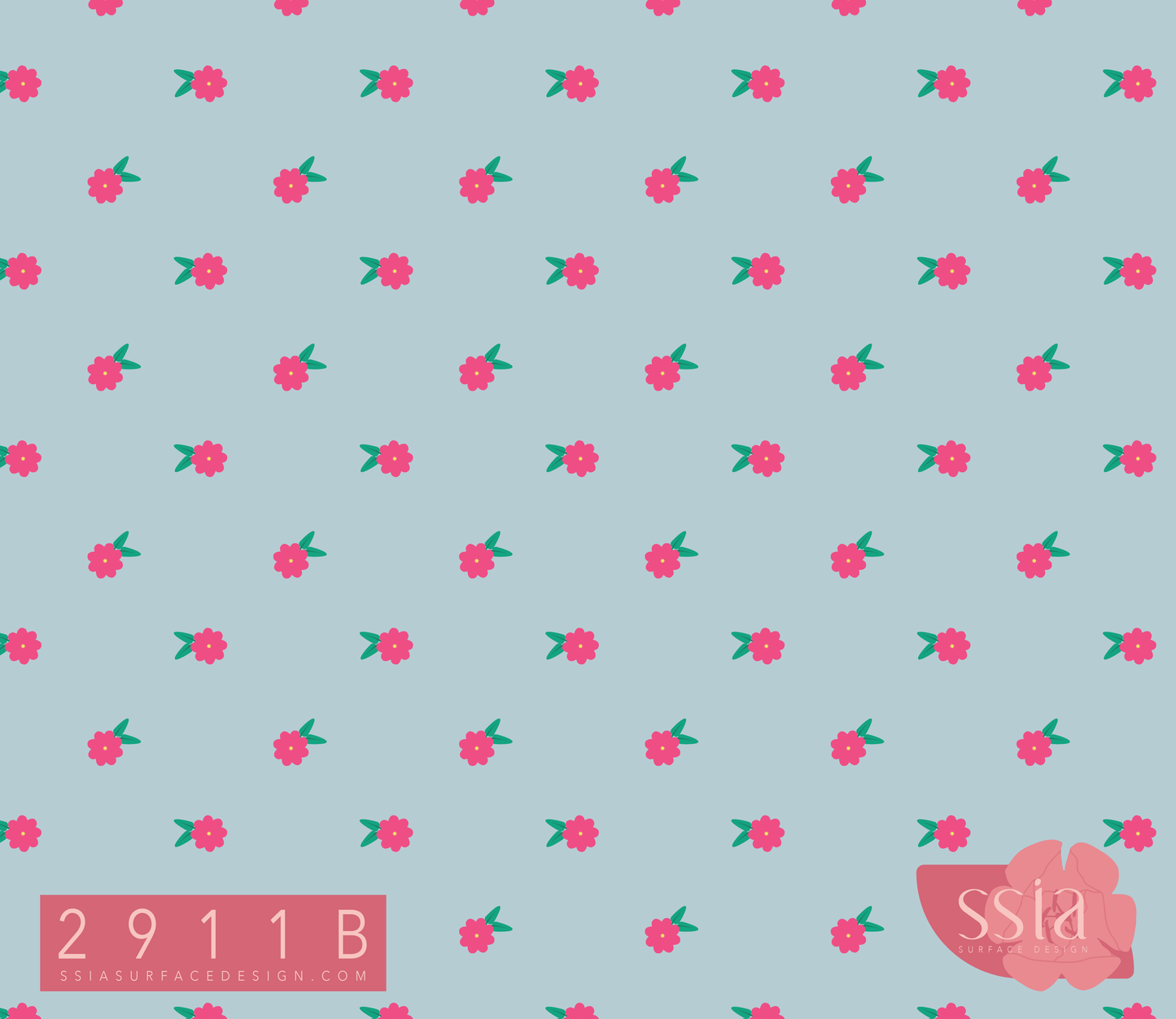 Tiny Flower Pattern Design 2911