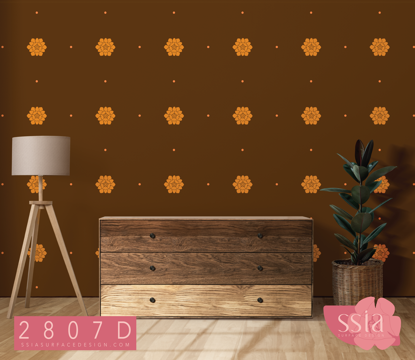 Mogul Boteh Flower Pattern Design 2807