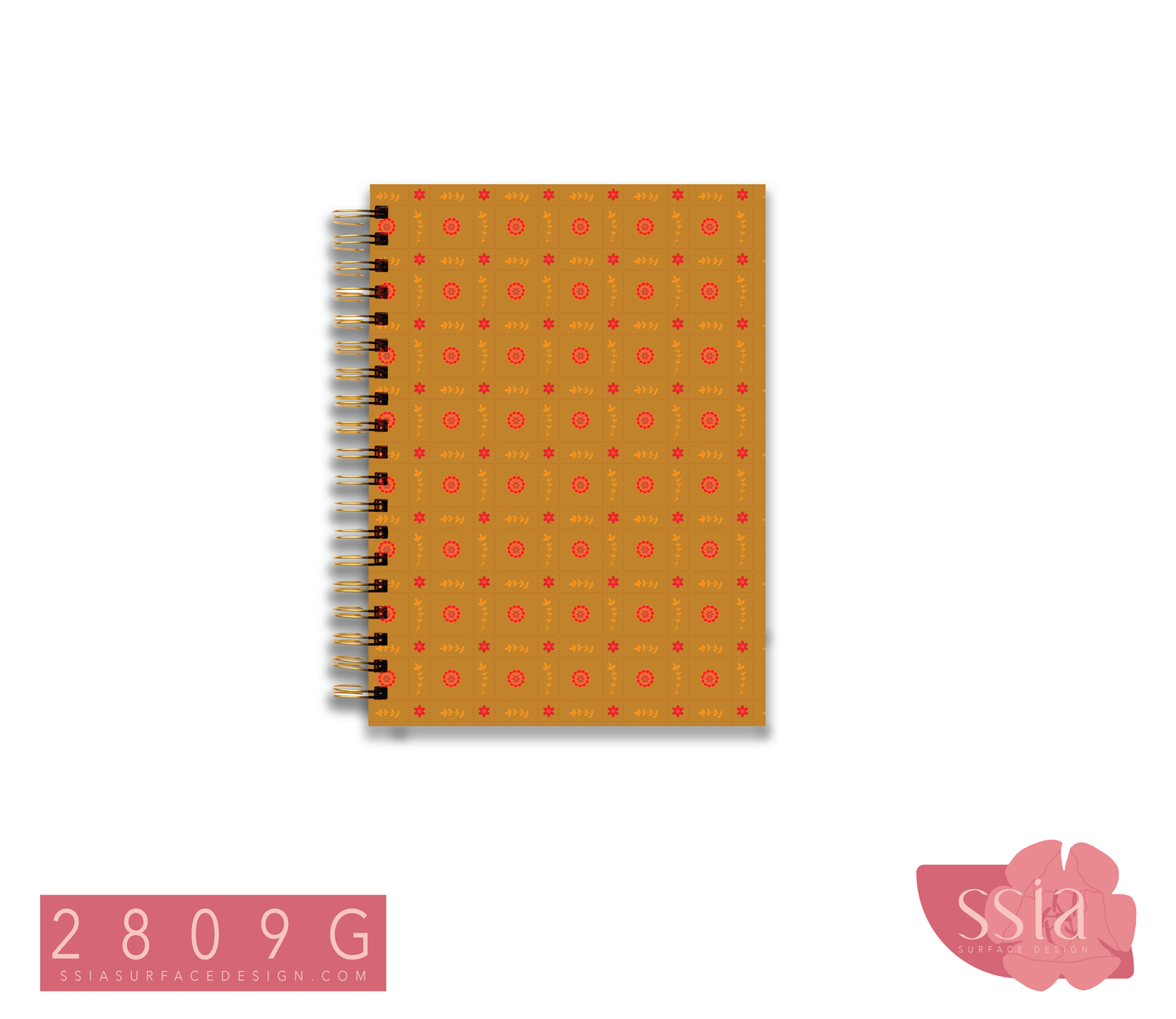 Boteh Flower Pattern Design 2809