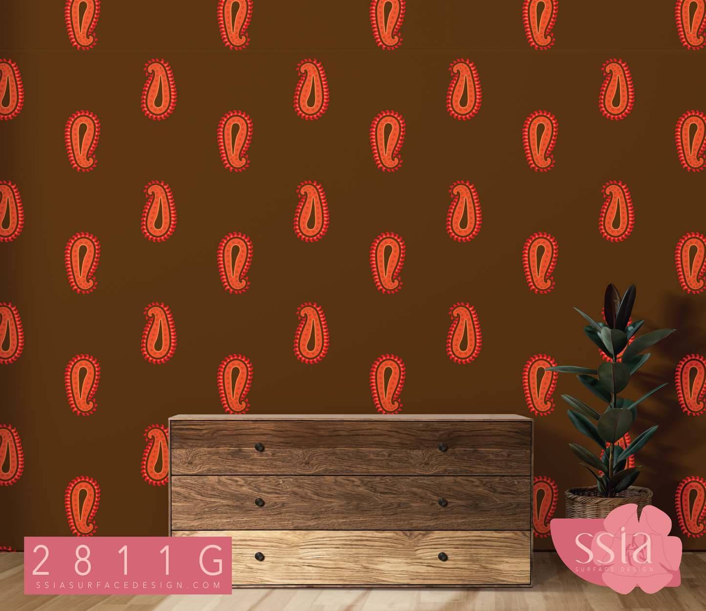 Paisley Life Pattern Design 2811
