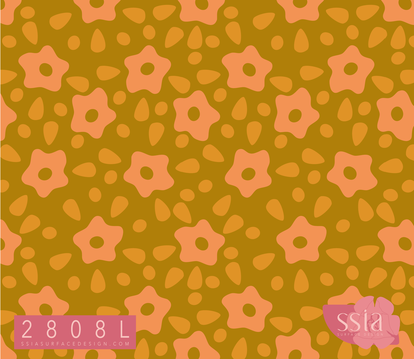 Boteh Flower Pattern Design 2808