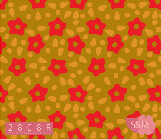Boteh Flower Pattern Design 2808