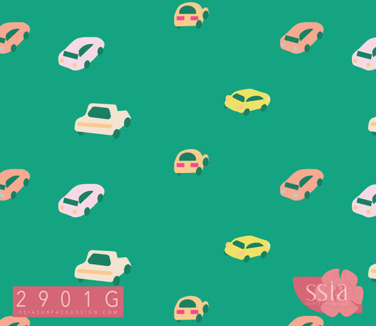 Tiny Car Pattern Design 2901