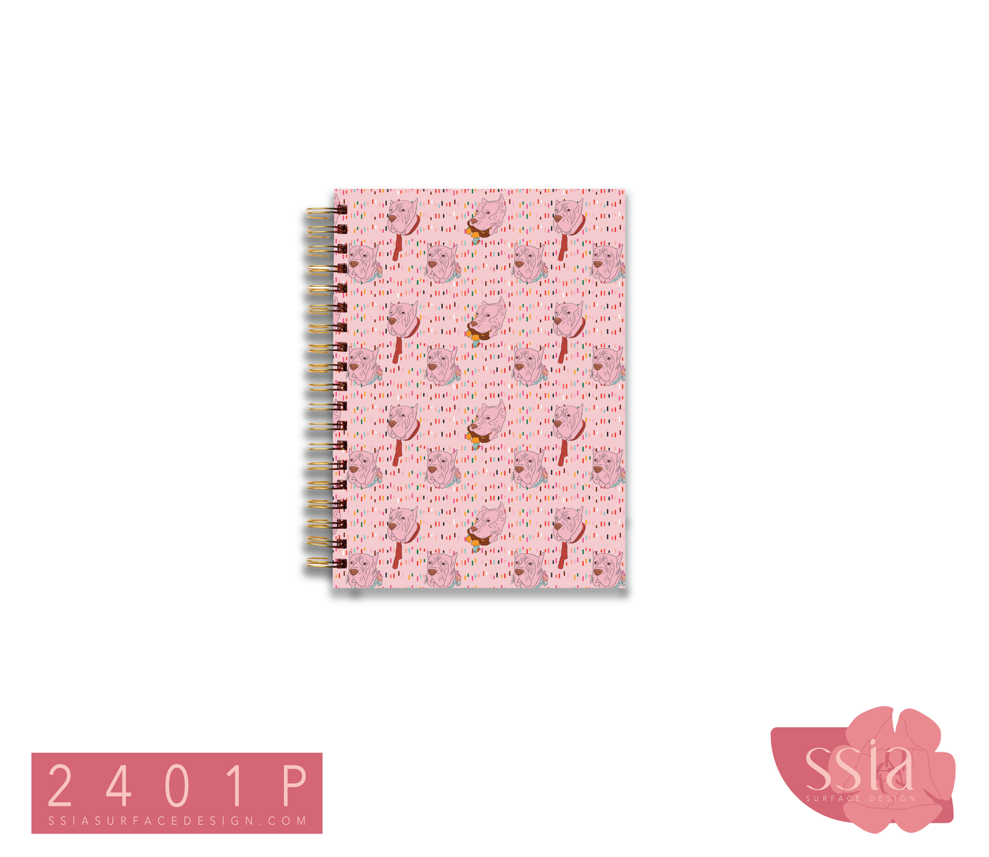 Serious Cane Corso Dog Pattern Design 2401