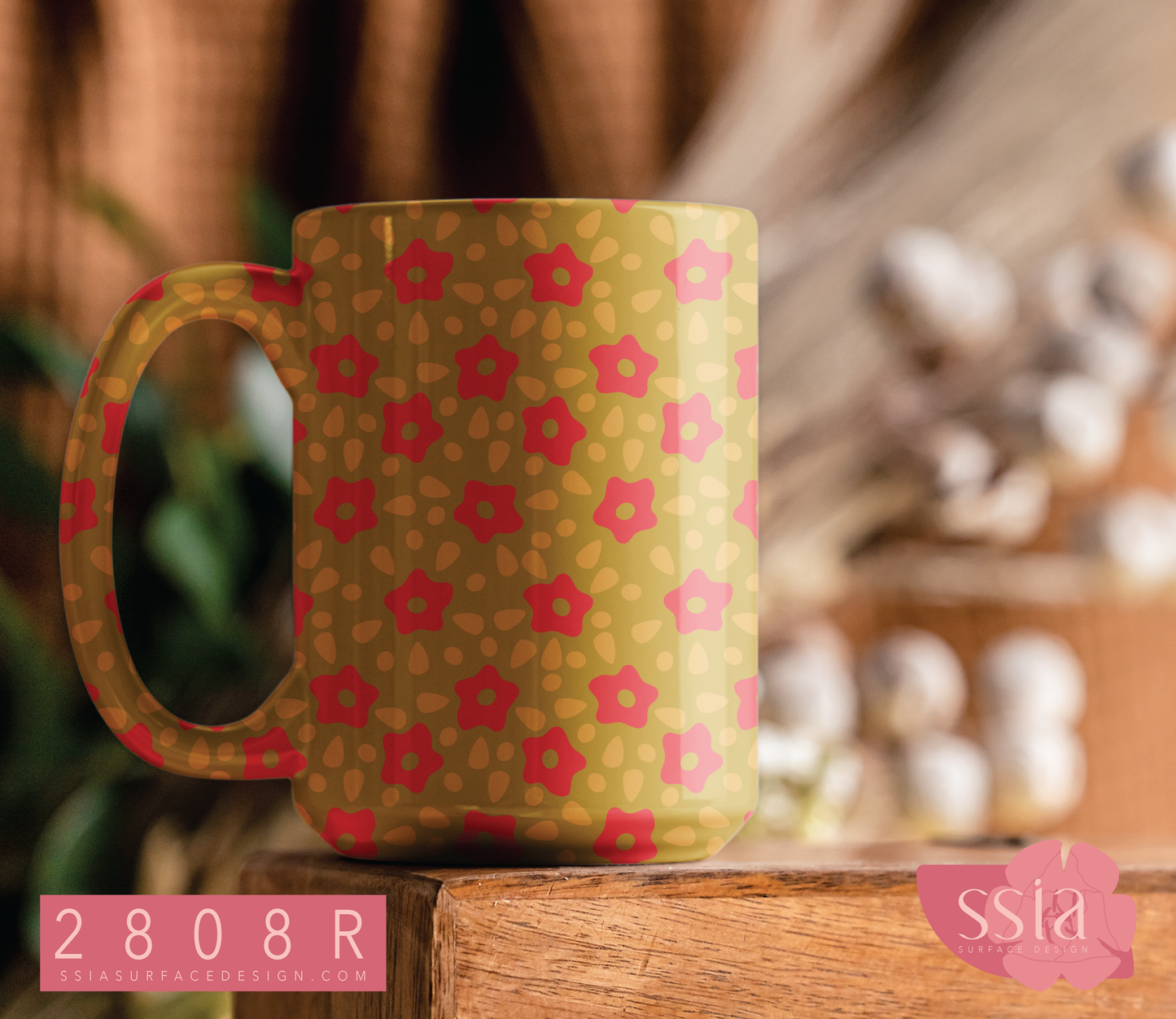 Boteh Flower Pattern Design 2808
